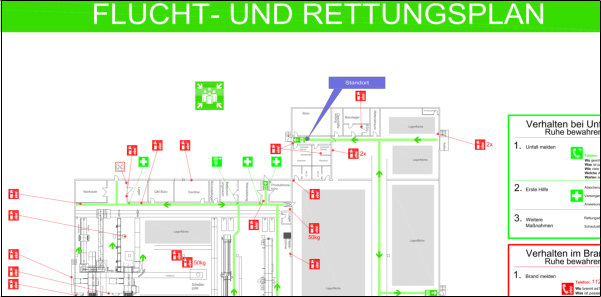 Flucht- und Rettungsplan